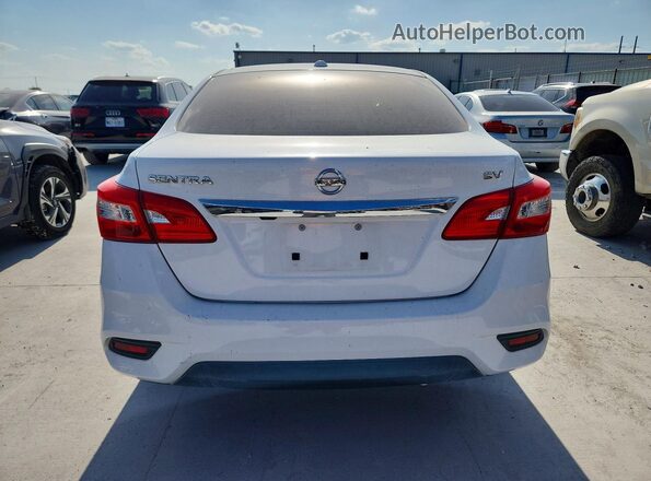 3N1AB7AP8KY340026 2019 NISSAN SENTRA White Vista del salpicadero
