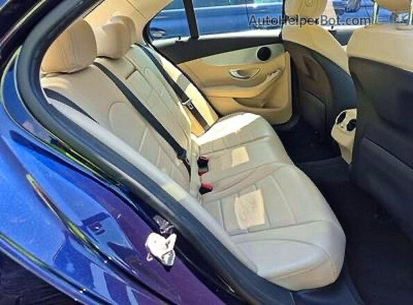 55SWF4KBXHU216920 2017 MERCEDES-BENZ C-CLASS Blue Front interior view
