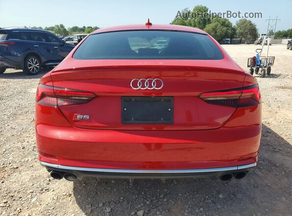 WAUC4CF53JA028194 2018 AUDI S5 Red წინა სალონის ხედი