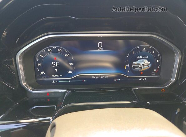 2GCPACED5P1112753 2023 CHEVROLET SILVERADO Black Instrument cluster view