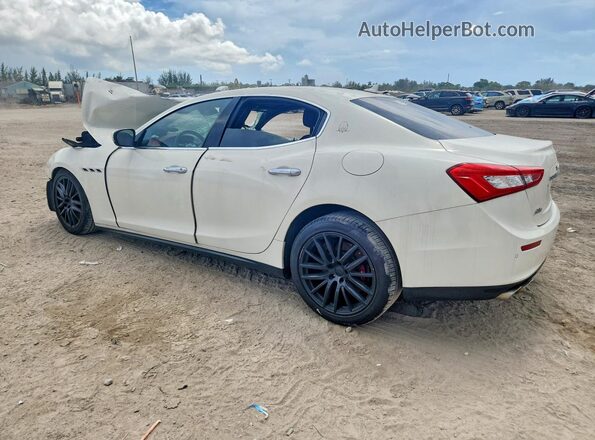 ZAM57RTL1H1224147 2017 MASERATI GHIBLI Белый Задняя правая четверть