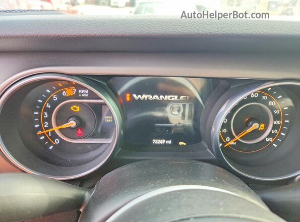1C4HJXDN9LW174116 2020 JEEP WRANGLER Gray Հետևի նստատեղերի տեսք