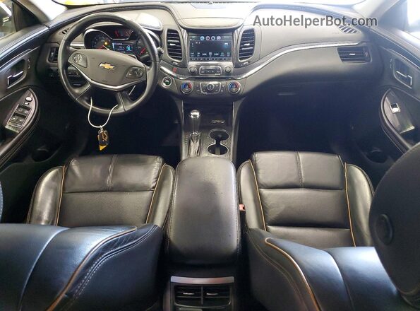 2G1105S36K9157977 2019 CHEVROLET IMPALA Silver ხელსაწყოთა პანელის ხედი