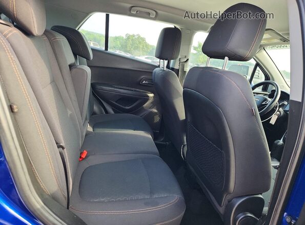 3GNCJKSB6HL190784 2017 CHEVROLET TRAX Blue უკანა სავარძლების ხედი