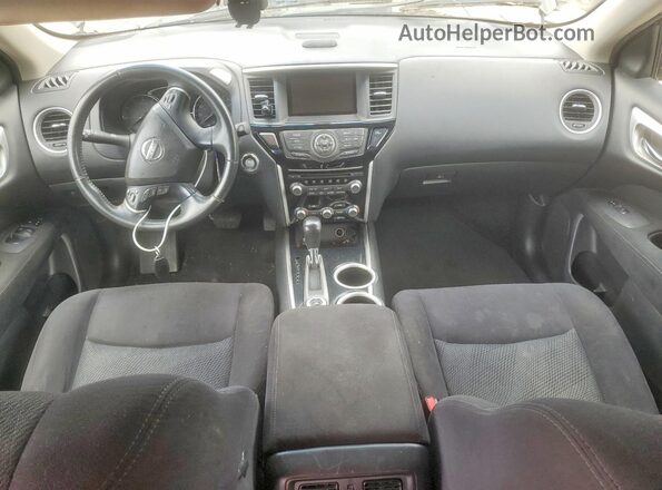 5N1AR2MM8GC640898 2016 NISSAN PATHFINDER Black ხელსაწყოთა პანელის ხედი