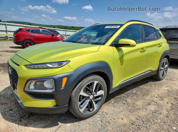 KM8K5CA57JU069294 2018 HYUNDAI KONA Green Rear left