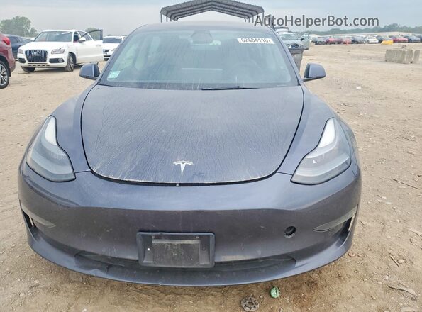5YJ3E1EA0MF091641 2021 TESLA MODEL Blue Widok z tyłu
