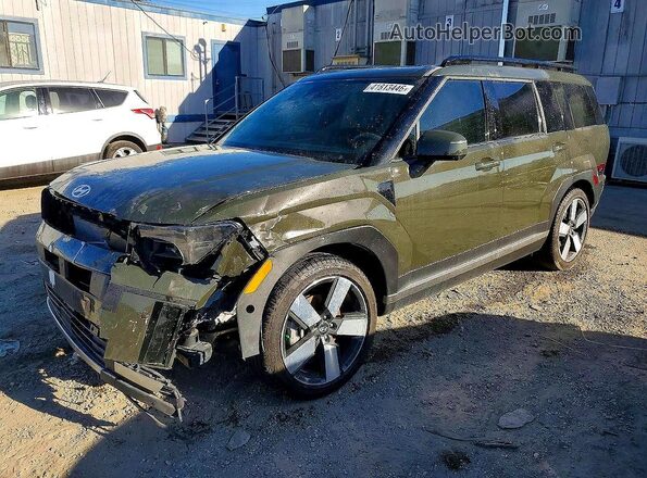 5NMP34G18SH020379 2025 HYUNDAI SANTA Green Rear left