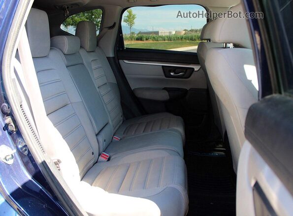 7FART6H20LE008410 2020 HONDA CR-V Blue Front interior view