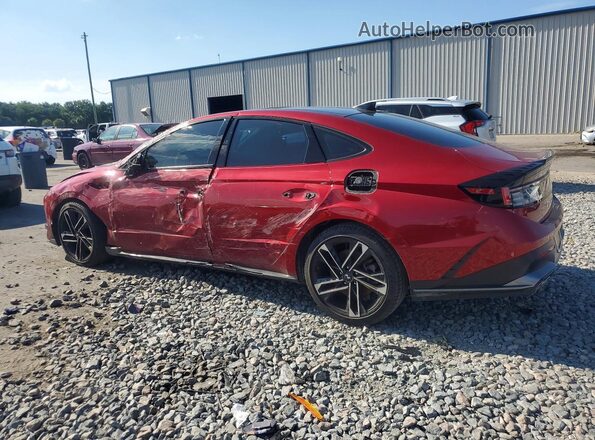 KMHL54JC5RA405711 2024 HYUNDAI SONATA Burgundy უკანა მარჯვენა
