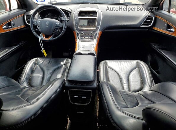 2LMPJ6KR6HBL16197 2017 LINCOLN MKX Red ხელსაწყოთა პანელის ხედი
