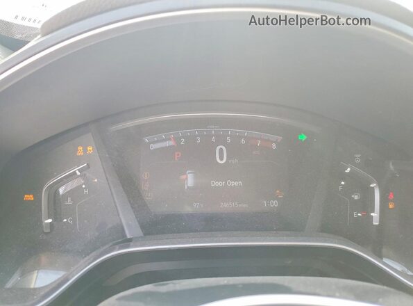 7FARW1H57JE045391 2018 HONDA CR-V Gray Widok tylnych siedzeń