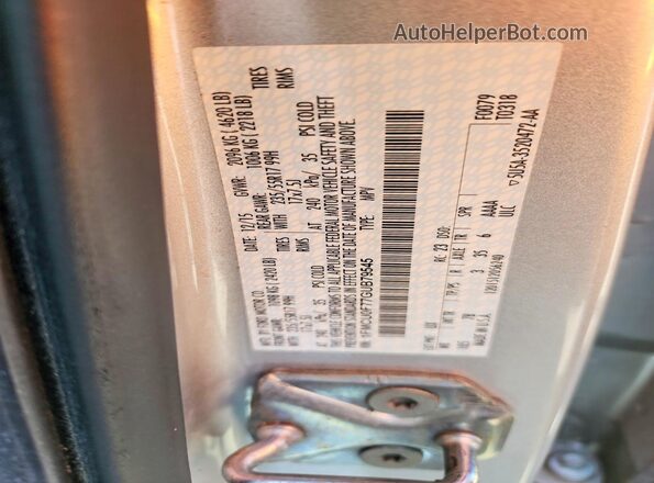 1FMCU0F77GUB79545 2016 FORD ESCAPE Silver 