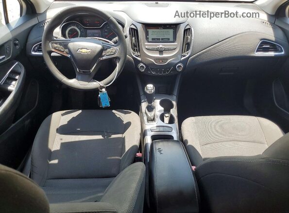 1G1BE5SM2H7279373 2017 CHEVROLET CRUZE Silver წინა პანელის ხედი