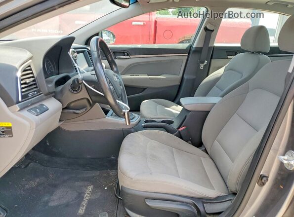 5NPD84LF4JH321819 2018 HYUNDAI ELANTRA Серый Вид панели приборов
