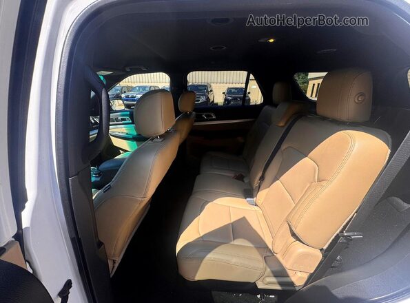 1FM5K8D84GGA87249 2016 FORD EXPLORER Белый Вид сзади