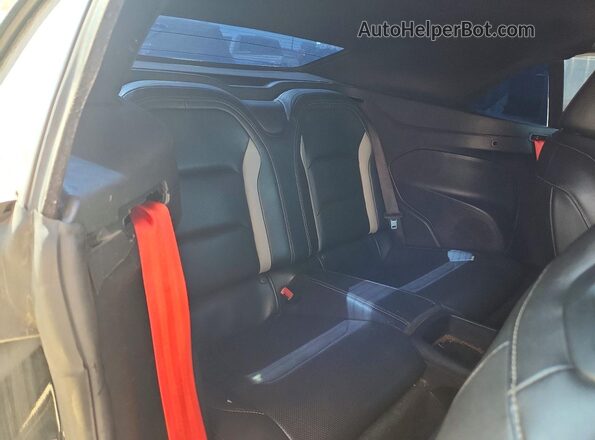 1G1FH3D75K0143629 2019 CHEVROLET CAMARO Black Вид задньої частини салону