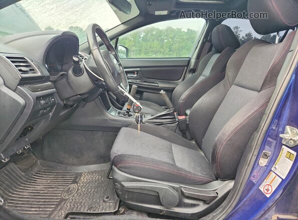 JF1VA1C61K9810461 2019 SUBARU WRX Blue Առջևի վահանակի տեսք