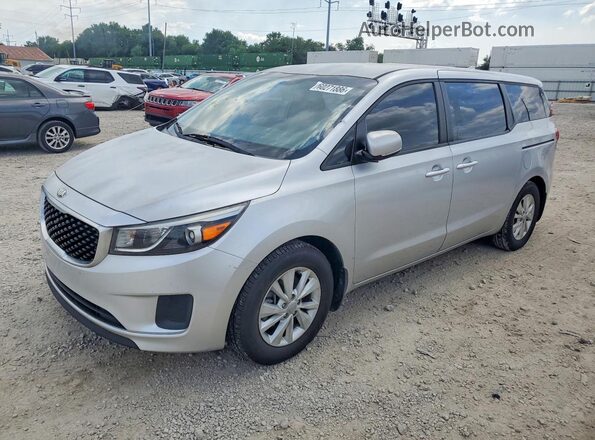 KNDMA5C18H6261174 2017 KIA SEDONA Silver უკანა მარცხენა