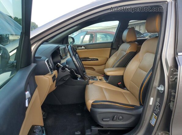 KNDPR3A63K7524035 2019 KIA SPORTAGE Gray Vista del salpicadero