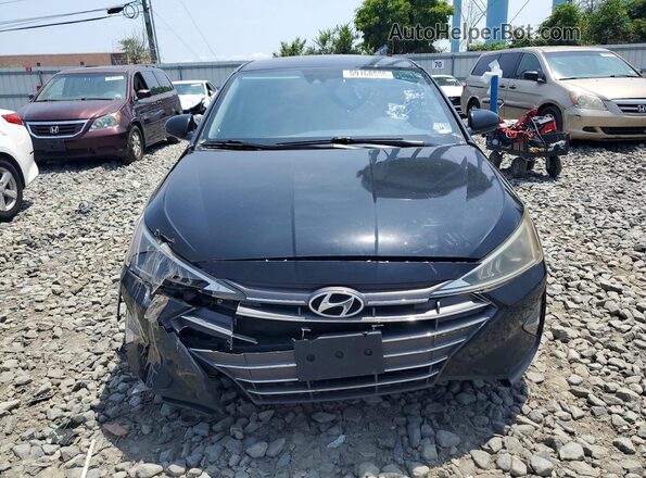 5NPD84LF7KH482506 2019 HYUNDAI ELANTRA Black უკანა ხედი