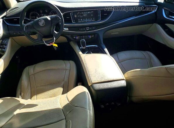 5GAERBKW1JJ142802 2018 BUICK ENCLAVE Brown Widok zestawu wskaźników