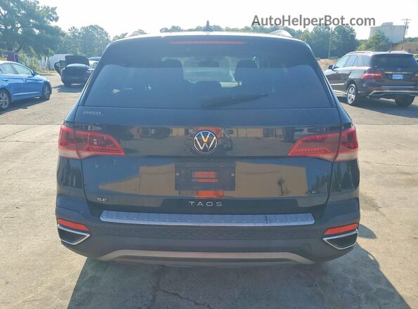 3VVSX7B26NM011408 2022 VOLKSWAGEN TAOS Black Вид салону спереду