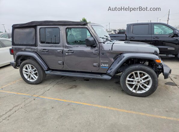 1C4JJXP65MW749934 2021 JEEP WRANGLER Gray Вид спереду