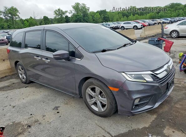 5FNRL6H56JB033217 2018 HONDA ODYSSEY Gray Widok z przodu