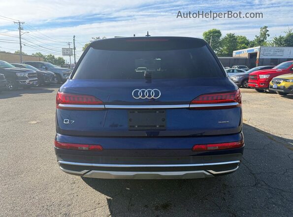 WA1LXAF72MD014929 2021 AUDI Q7 Синий Вид наклейки с VIN-кодом