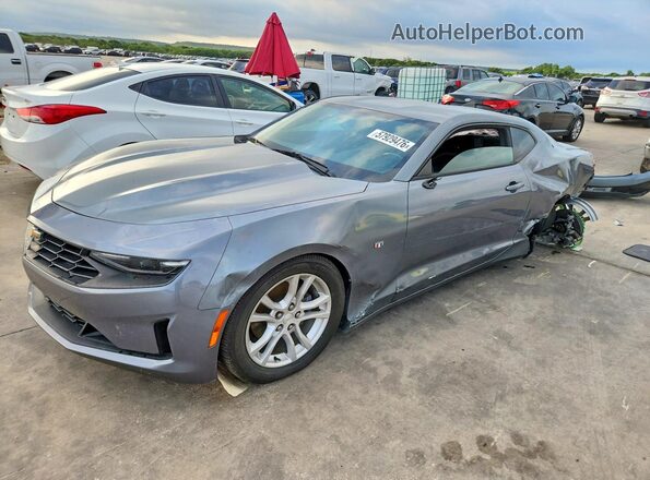 1G1FB1RX3L0135268 2020 CHEVROLET CAMARO Gray Trasero izquierdo