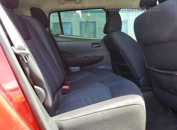 1N4AZ1CP5JC310451 2018 NISSAN LEAF Red Engine compartment view