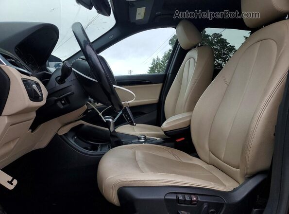 WBXHU7C33J3H43750 2018 BMW X1 Brown წინა პანელის ხედი