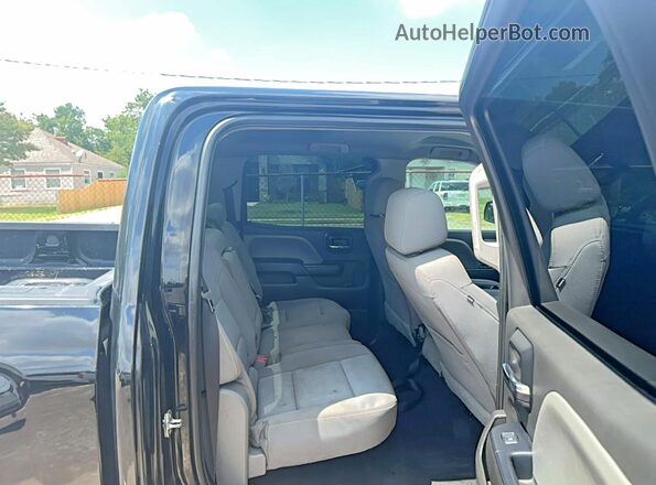 3GCPCPEC0JG496674 2018 CHEVROLET SILVERADO Black Вид салону спереду