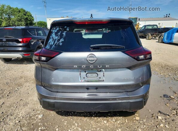 5N1BT3AB6RC675652 2024 NISSAN ROGUE Серый Вид салона спереди