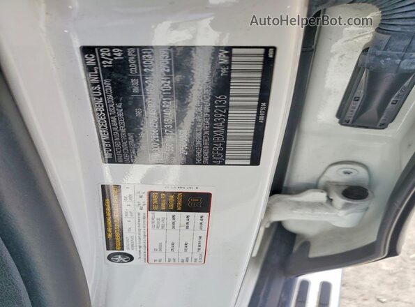 4JGFB4JBXMA392136 2021 MERCEDES-BENZ GLE Белый Панорамный вид салона 360°