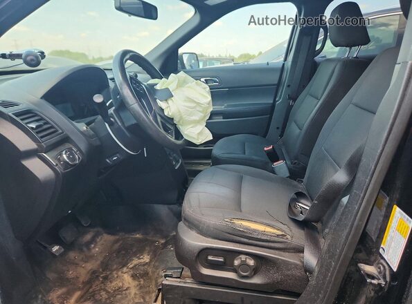 1FM5K8AR5JGA73171 2018 FORD EXPLORER Черный Вид панели приборов