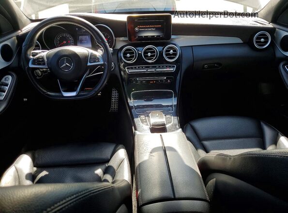 55SWF4JB2GU173271 2016 MERCEDES-BENZ C Черный Вид щитка приборов