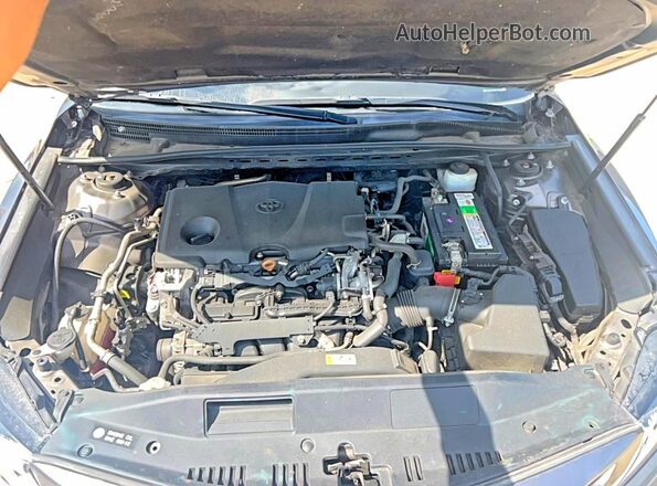 4T1B11HK6KU794401 2019 TOYOTA CAMRY Gray Dashboard view
