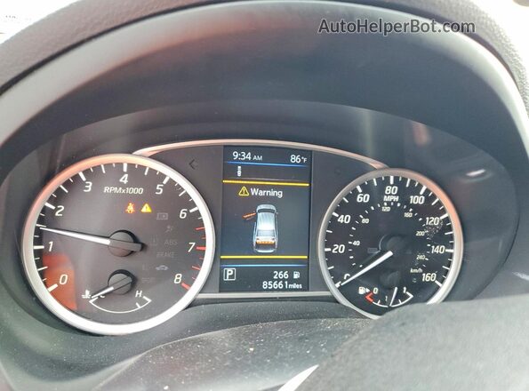 3N1AB7AP9KY334574 2019 NISSAN SENTRA White Widok tylnych siedzeń