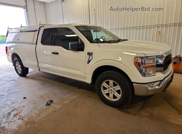 1FTFX1E5XMKF14531 2021 FORD F150 Белый Вид спереди