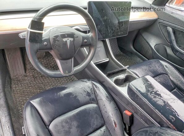 5YJ3E1EBXJF067304 2018 TESLA MODEL Черный Вид щитка приборов