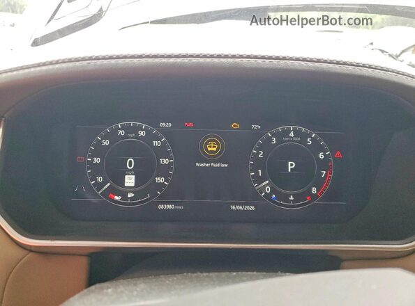 SALWR2RV9JA189536 2018 LAND ROVER RANGE Blue Vista de los asientos traseros