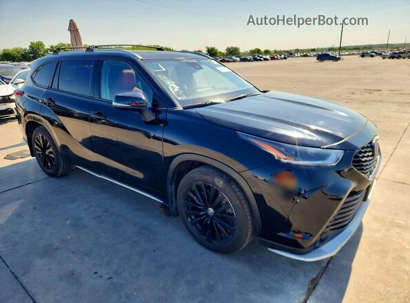 5TDKDRAH6PS513797 2023 TOYOTA HIGHLANDER Черный Вид спереди