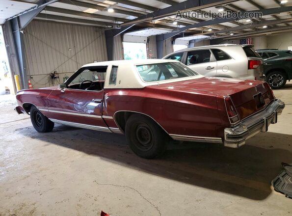 1H57V6B472739 1976 CHEVROLET MONTE CARLO Бордовый Задняя правая четверть