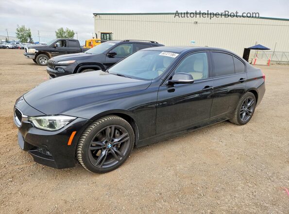 WBA8D9G55JNU70281 2018 BMW 3 SERIES Black Հետևի ձախ