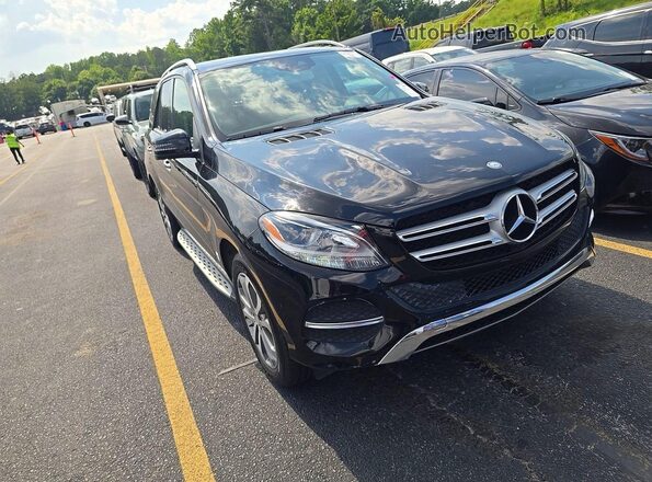 4JGDA5JBXGA723883 2016 MERCEDES-BENZ GLE Черный Задняя левая четверть