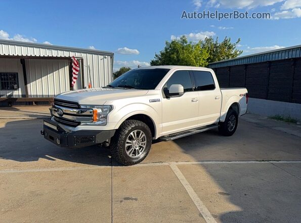 1FTEW1E53KKD04901 2019 FORD F150 White Trasero derecho