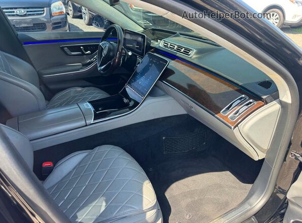 W1K6G7GB9MA018850 2021 MERCEDES-BENZ S-CLASS Black წინა სალონის ხედი