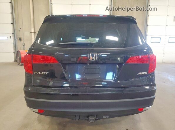 5FNYF6H63GB060282 2016 HONDA PILOT Black Вид салону спереду